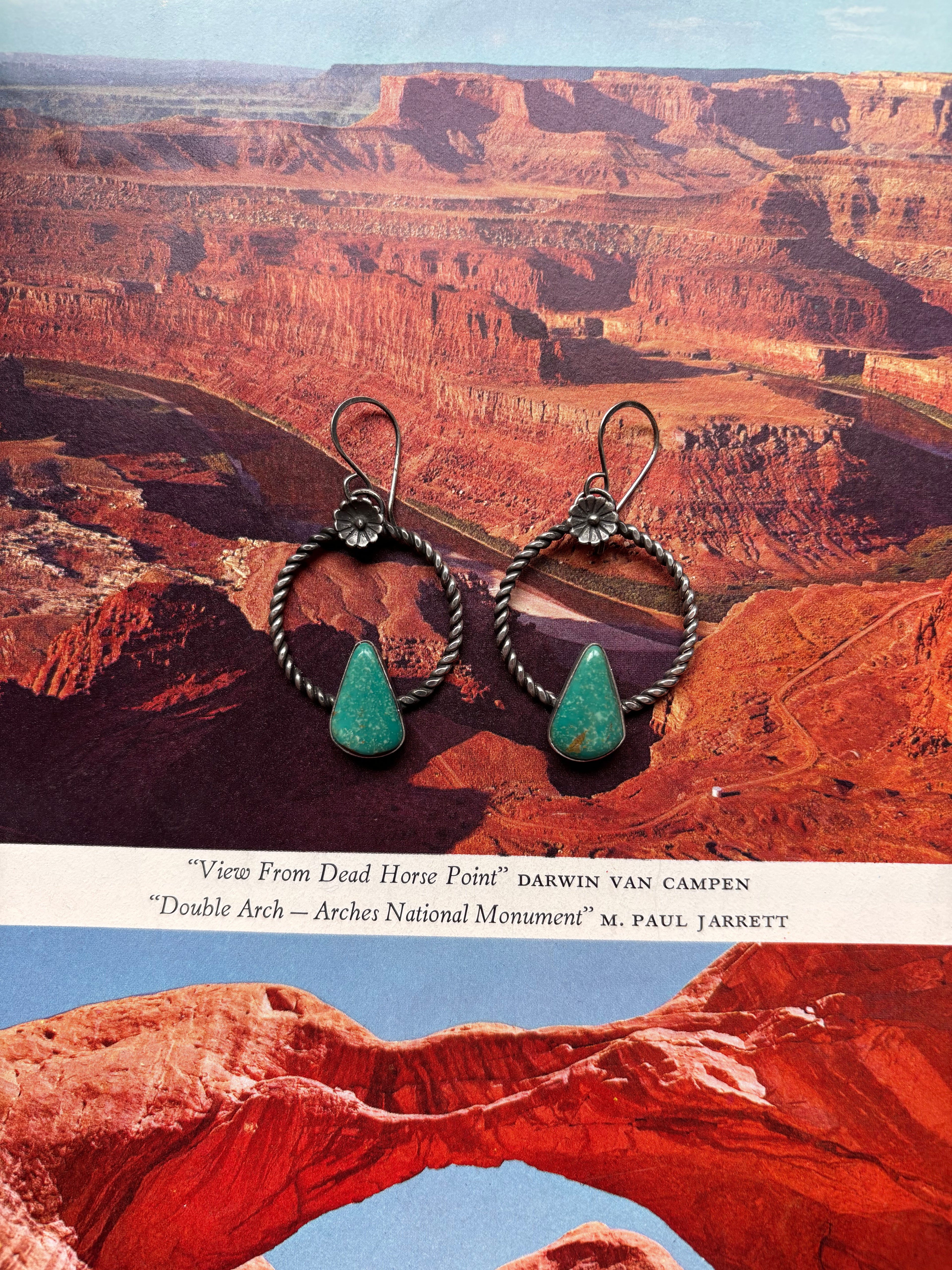 Desert Flower Hoops
