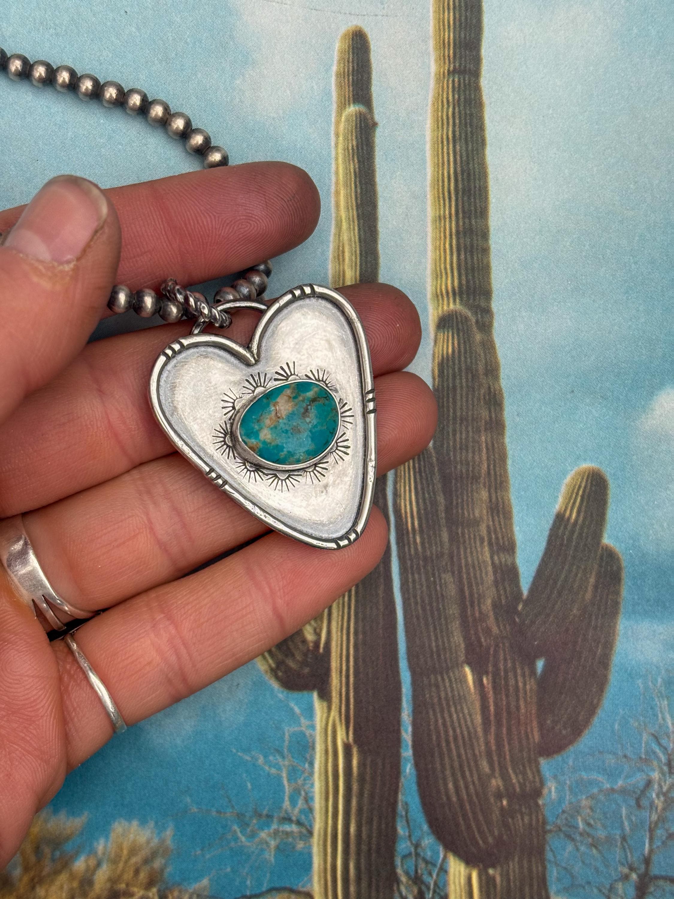 ✙ Sterling Silver Heart Pendant