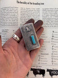 ✙ Custom Brand Lighter with Turquoise
