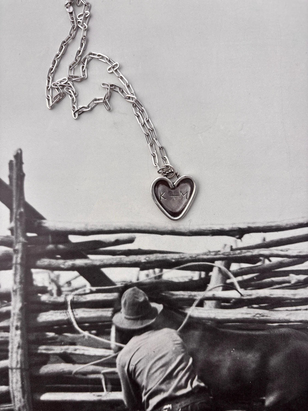 ✙ Custom Sterling Silver Heart Pendant