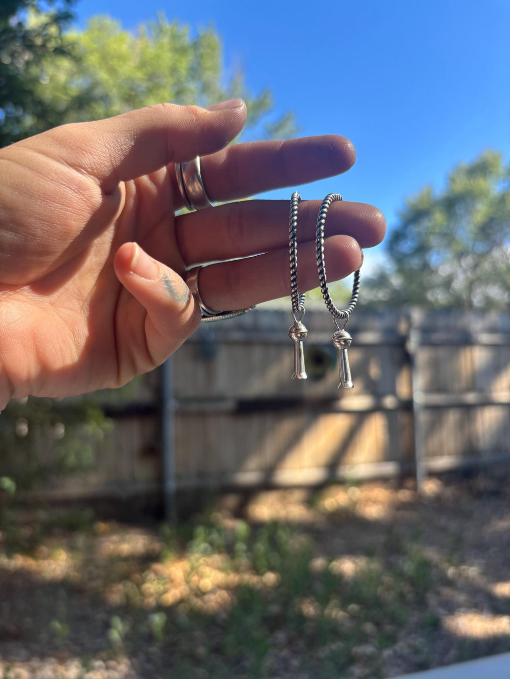 ✙ Sterling Silver Twist Hoop Earrings