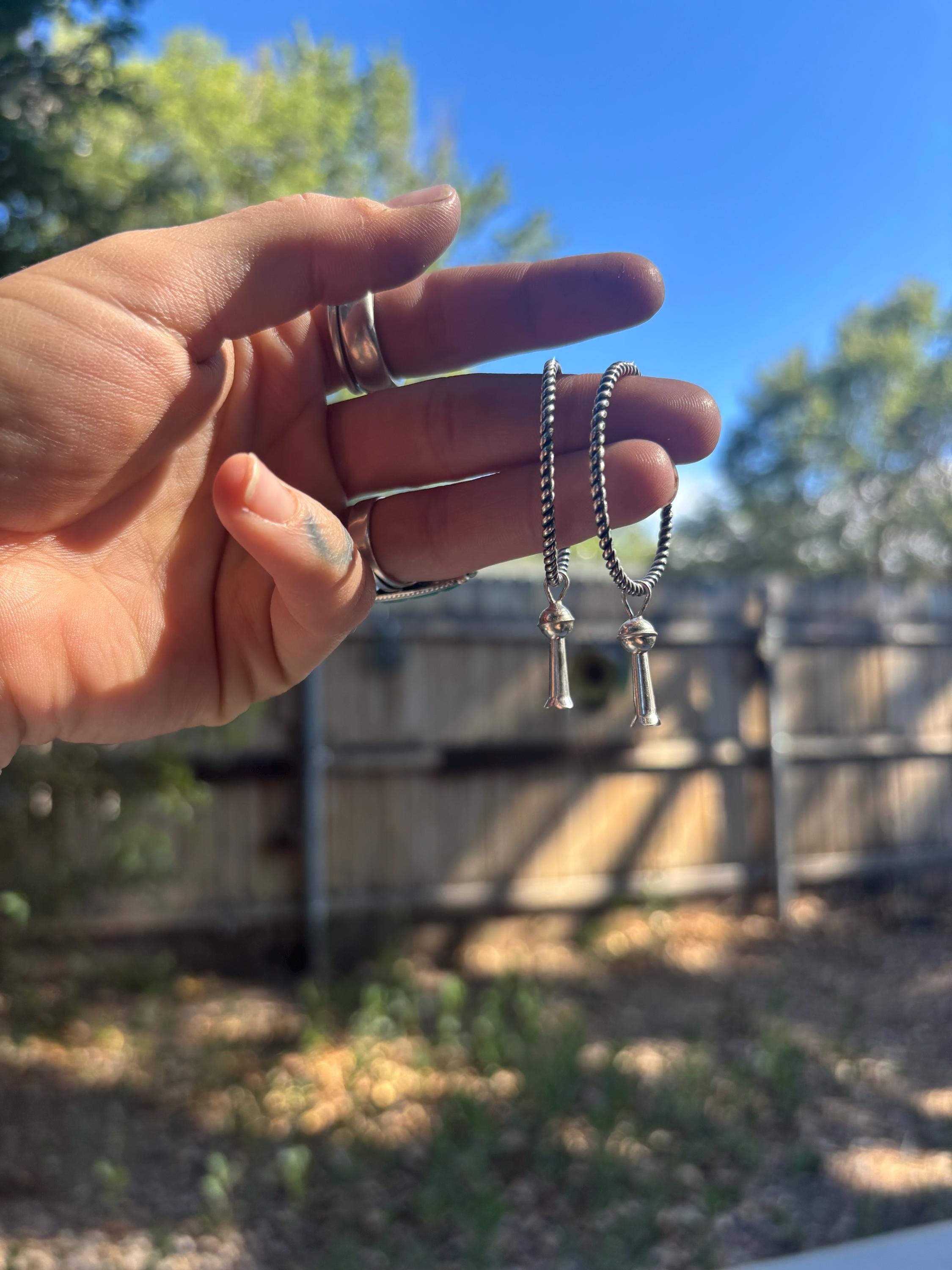 ✙ Sterling Silver Twist Hoop Earrings