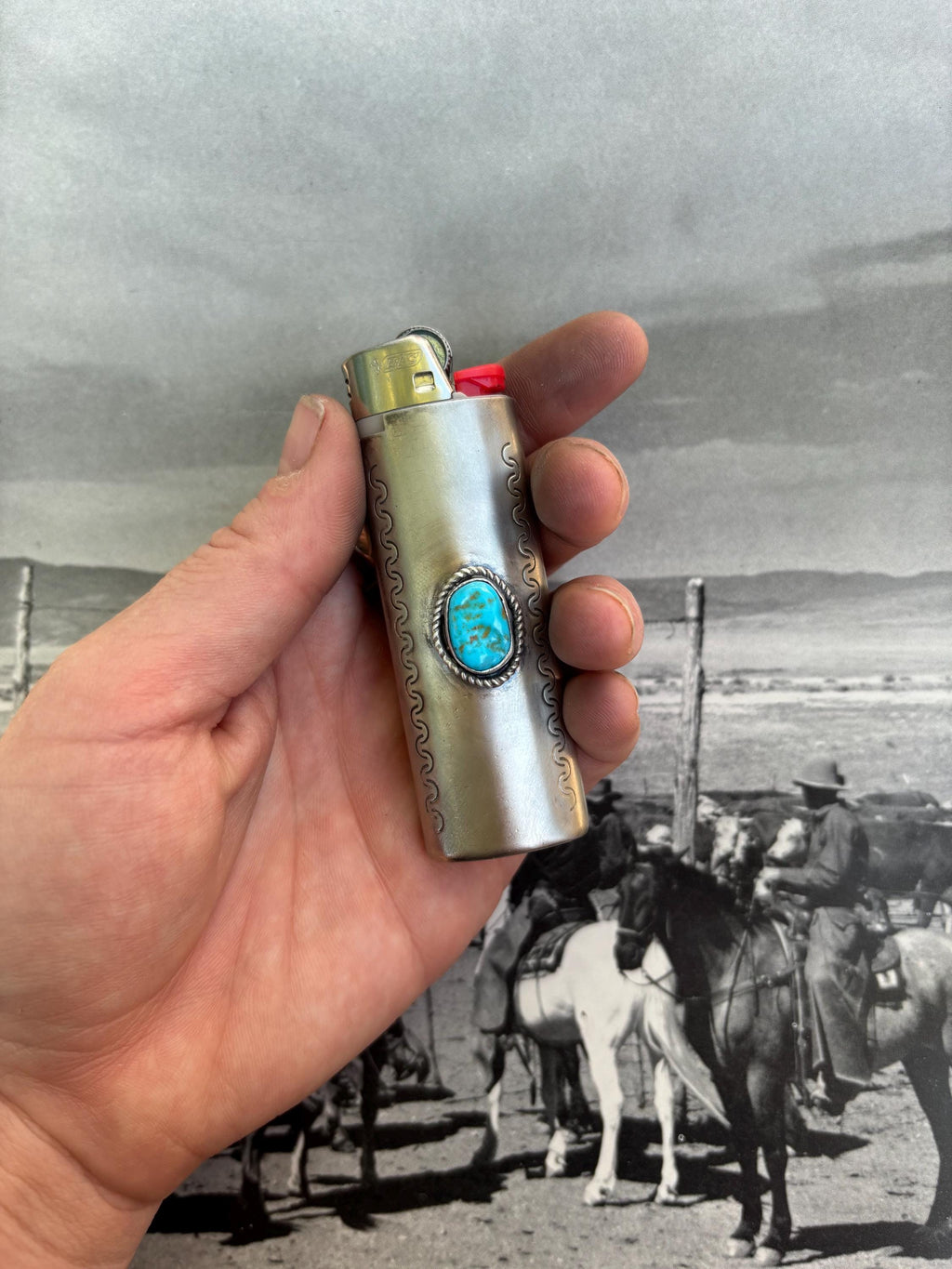 ✙ Turquoise Lighter Case
