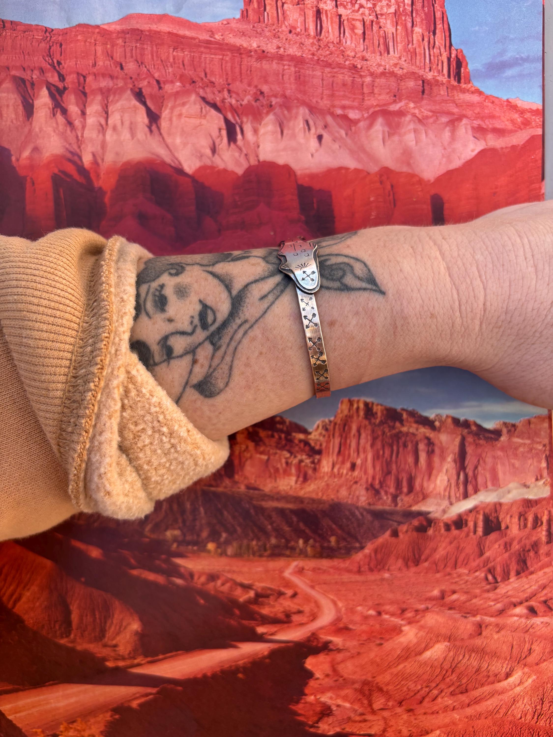 ✙ Sterling Silver Trout cuff