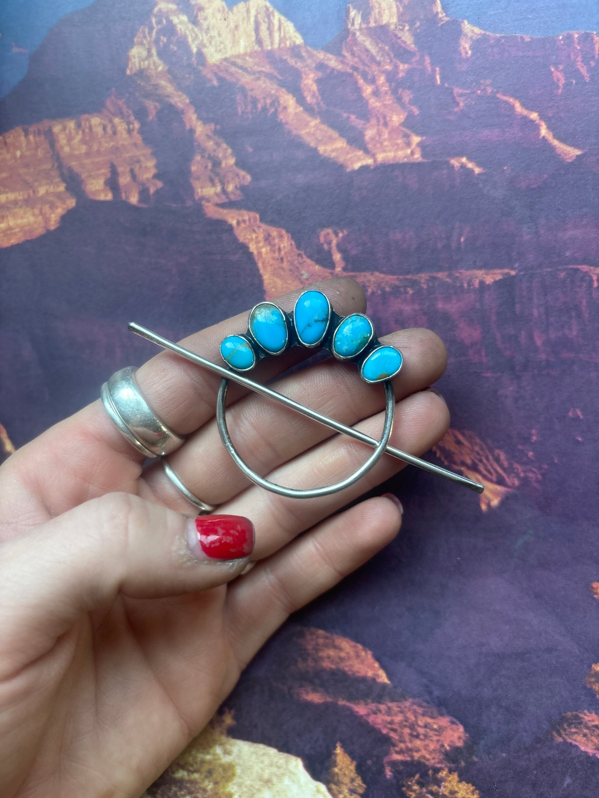 Turquoise Hair Barrette