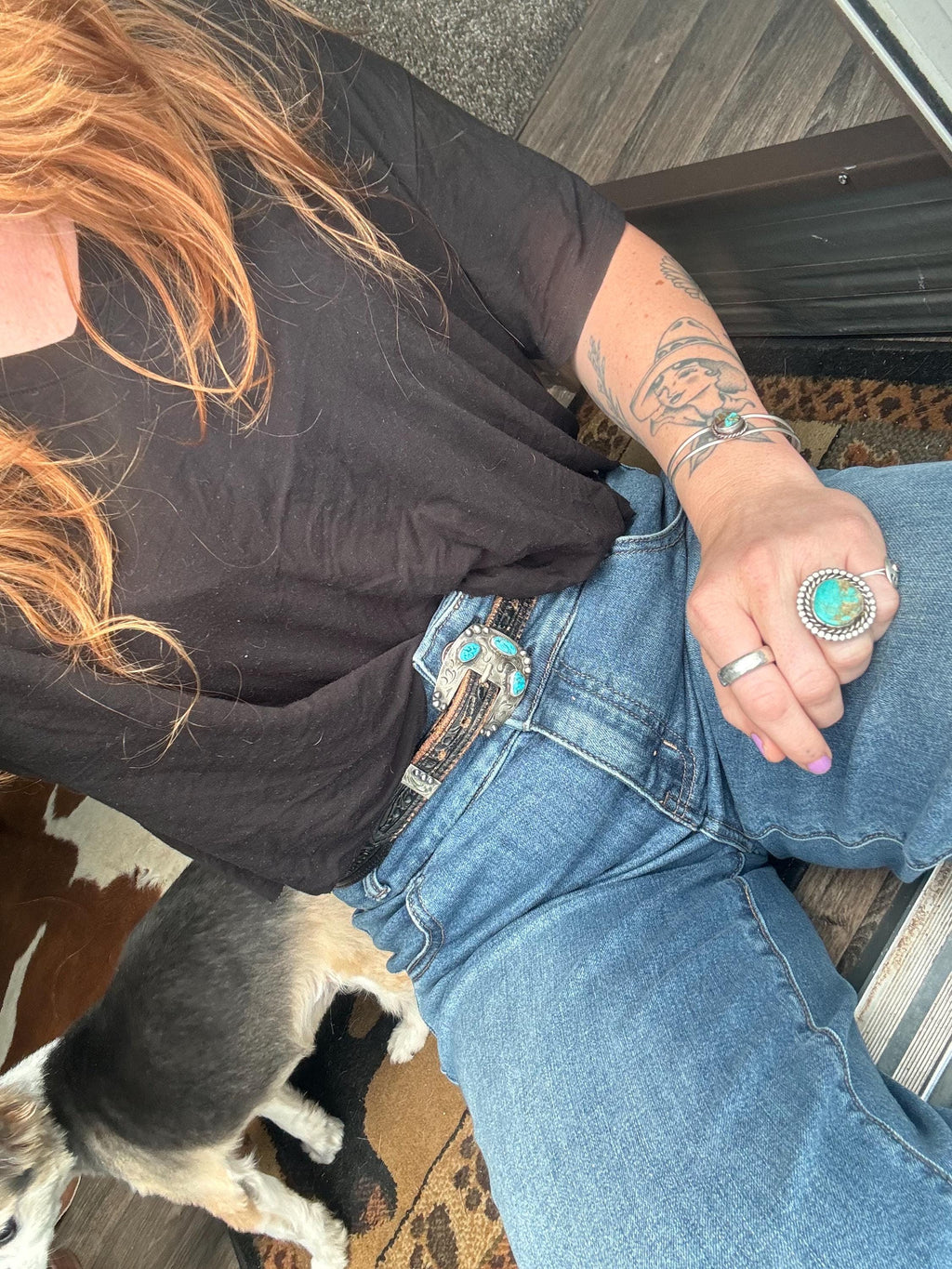 ✙ Turquoise Belt Buckle