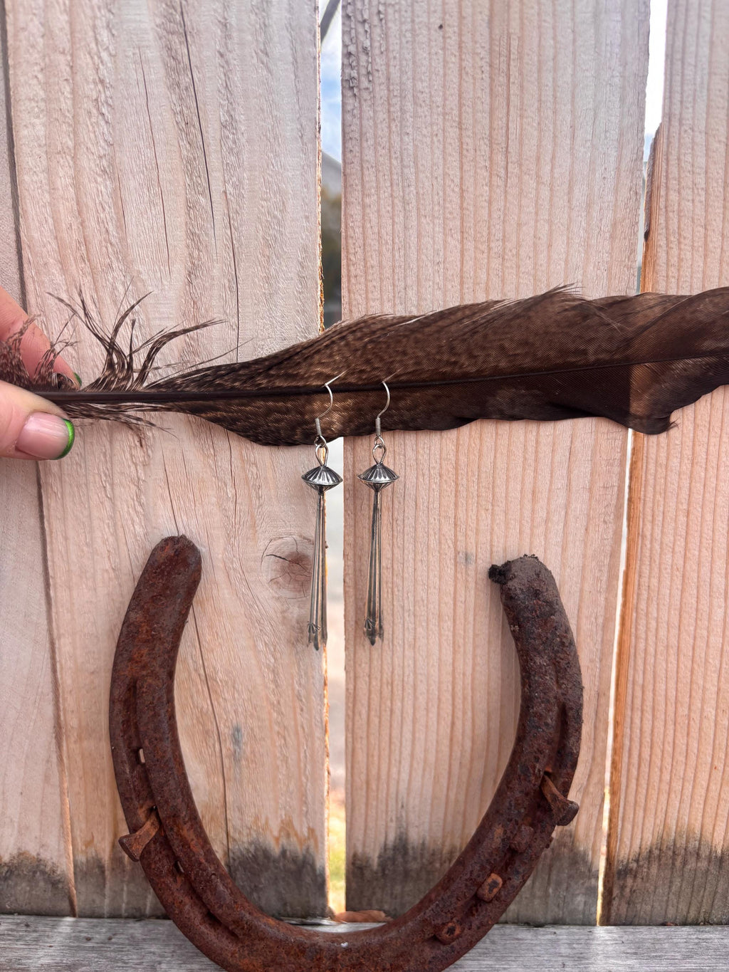✙ Bolo Tip Sterling Earrings