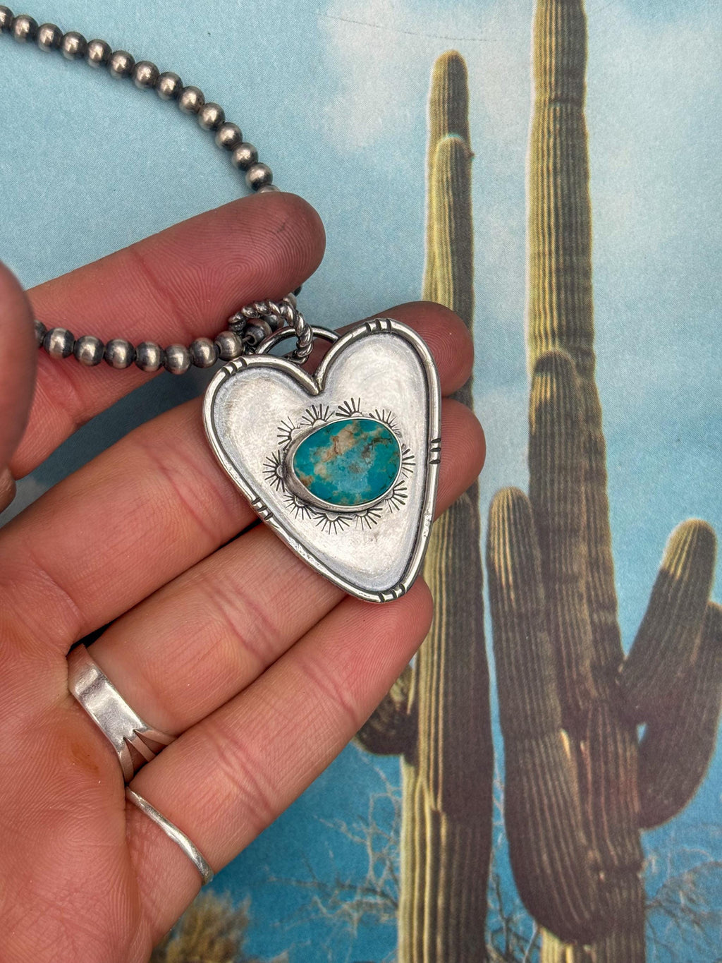 ✙ Sterling Silver Heart Pendant