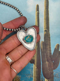 ✙ Sterling Silver Heart Pendant