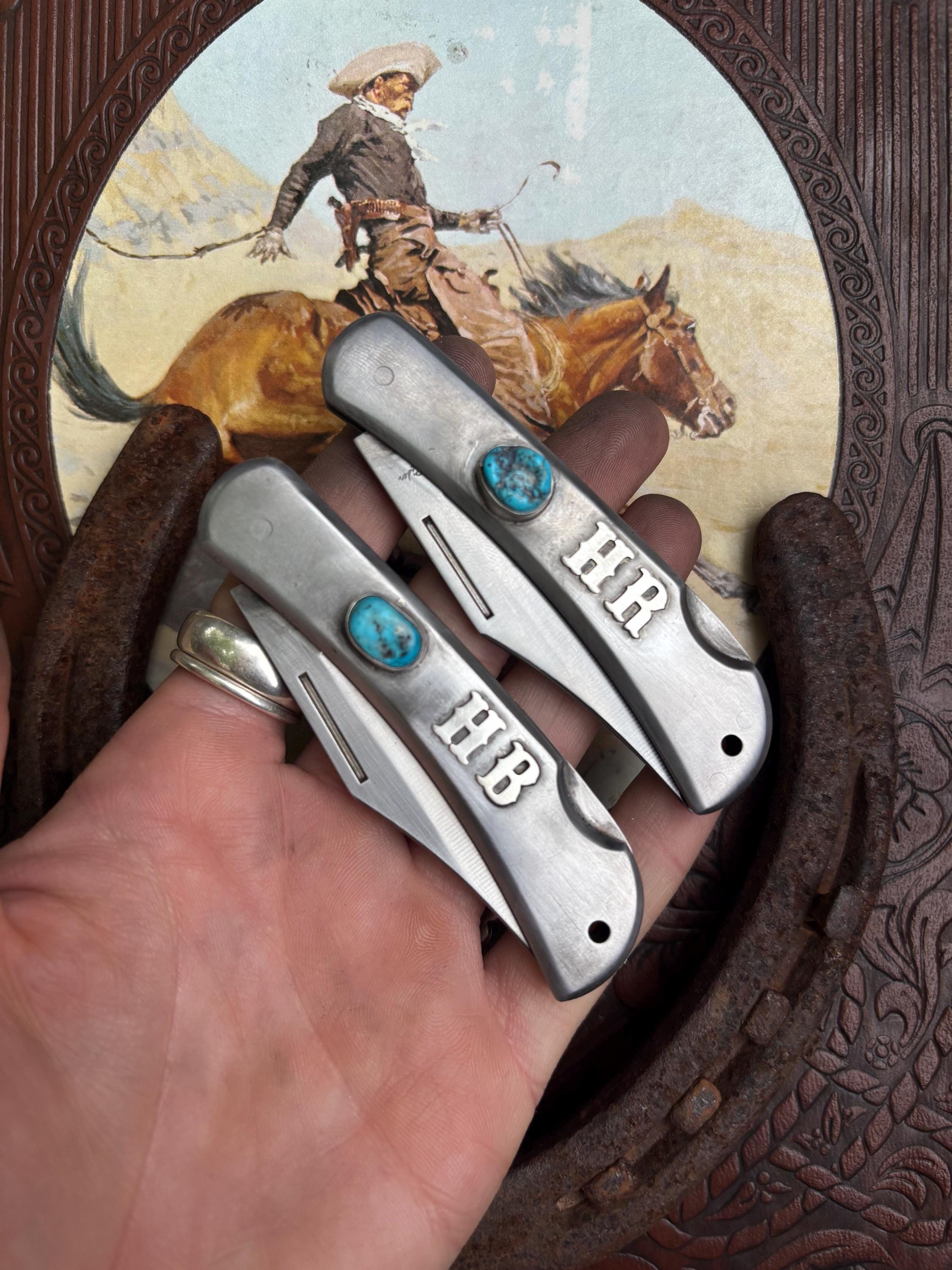 ✙ Custom Turquoise Knife