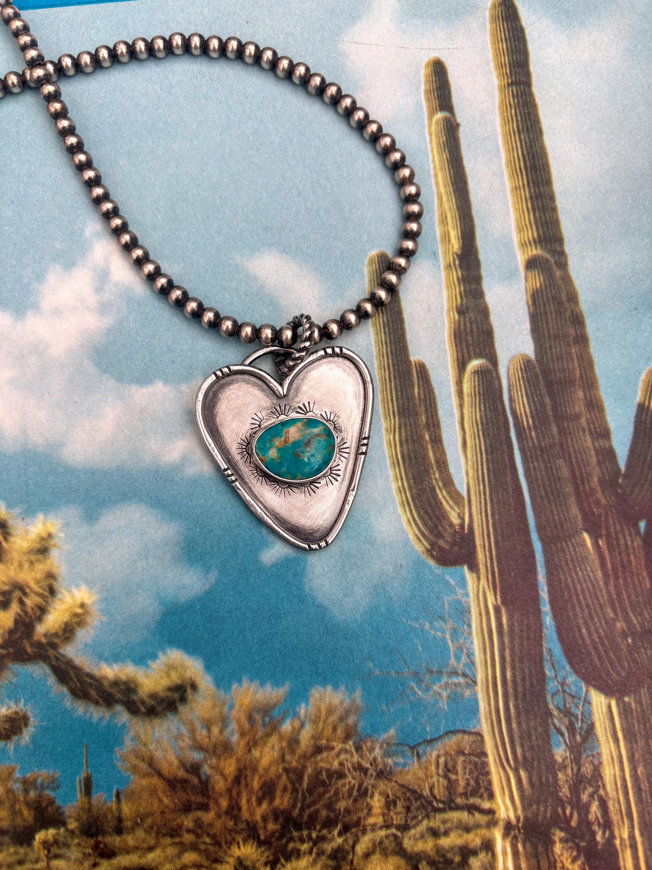 ✙ Sterling Silver Heart Pendant