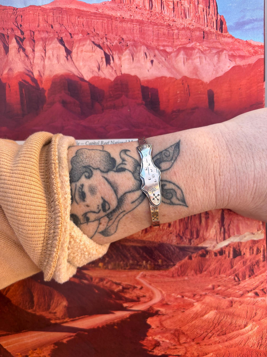 ✙ Sterling Silver Trout cuff