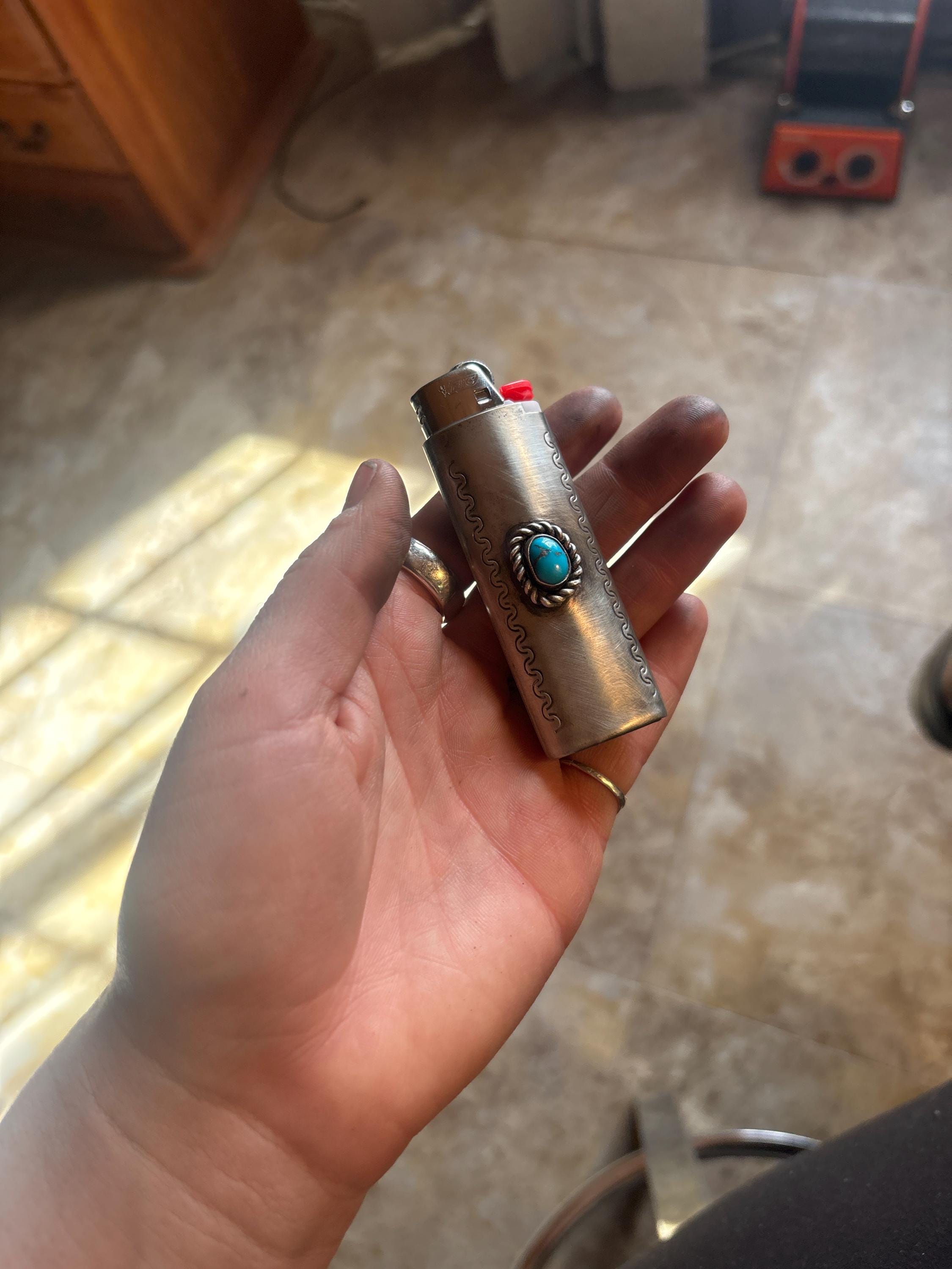 ✙ Turquoise Lighter Case