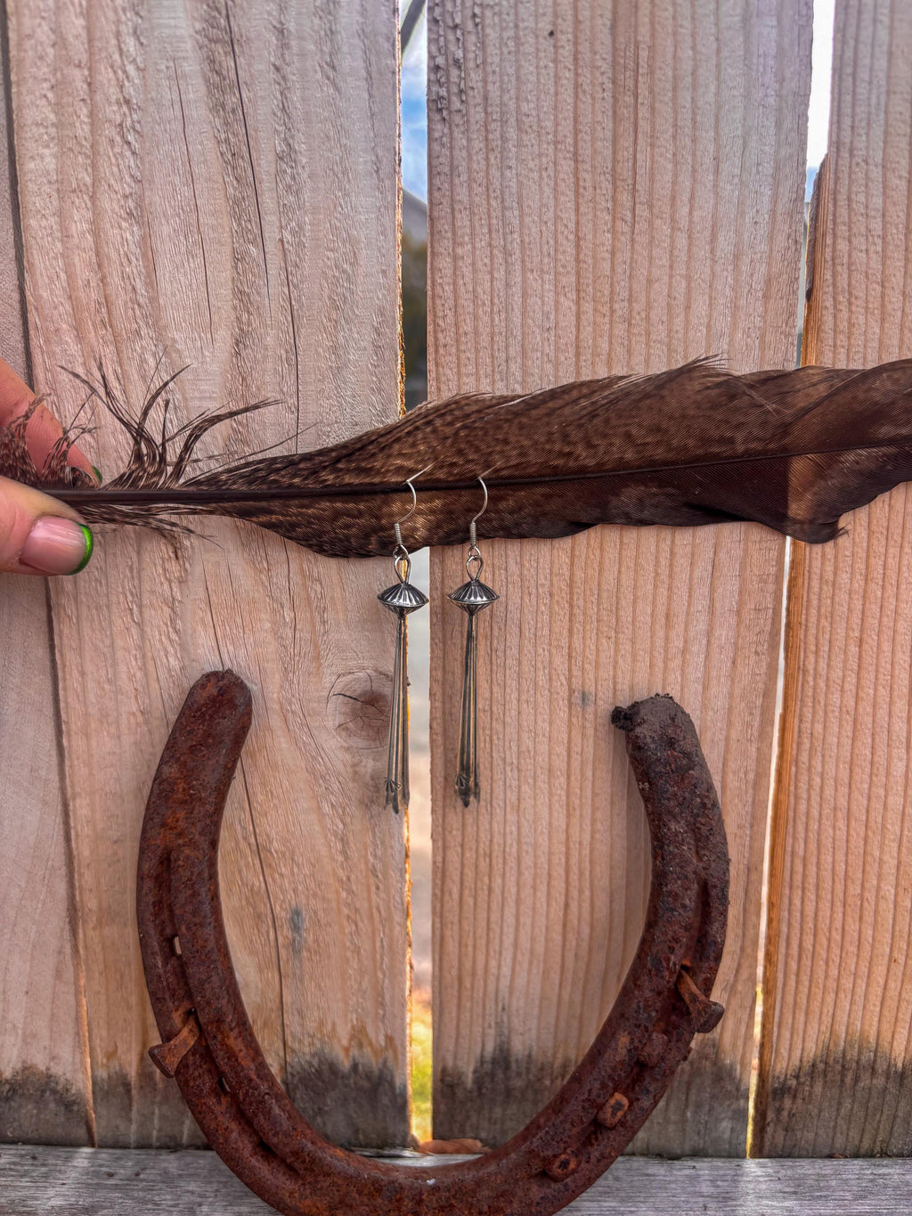 ✙ Bolo Tip Sterling Earrings