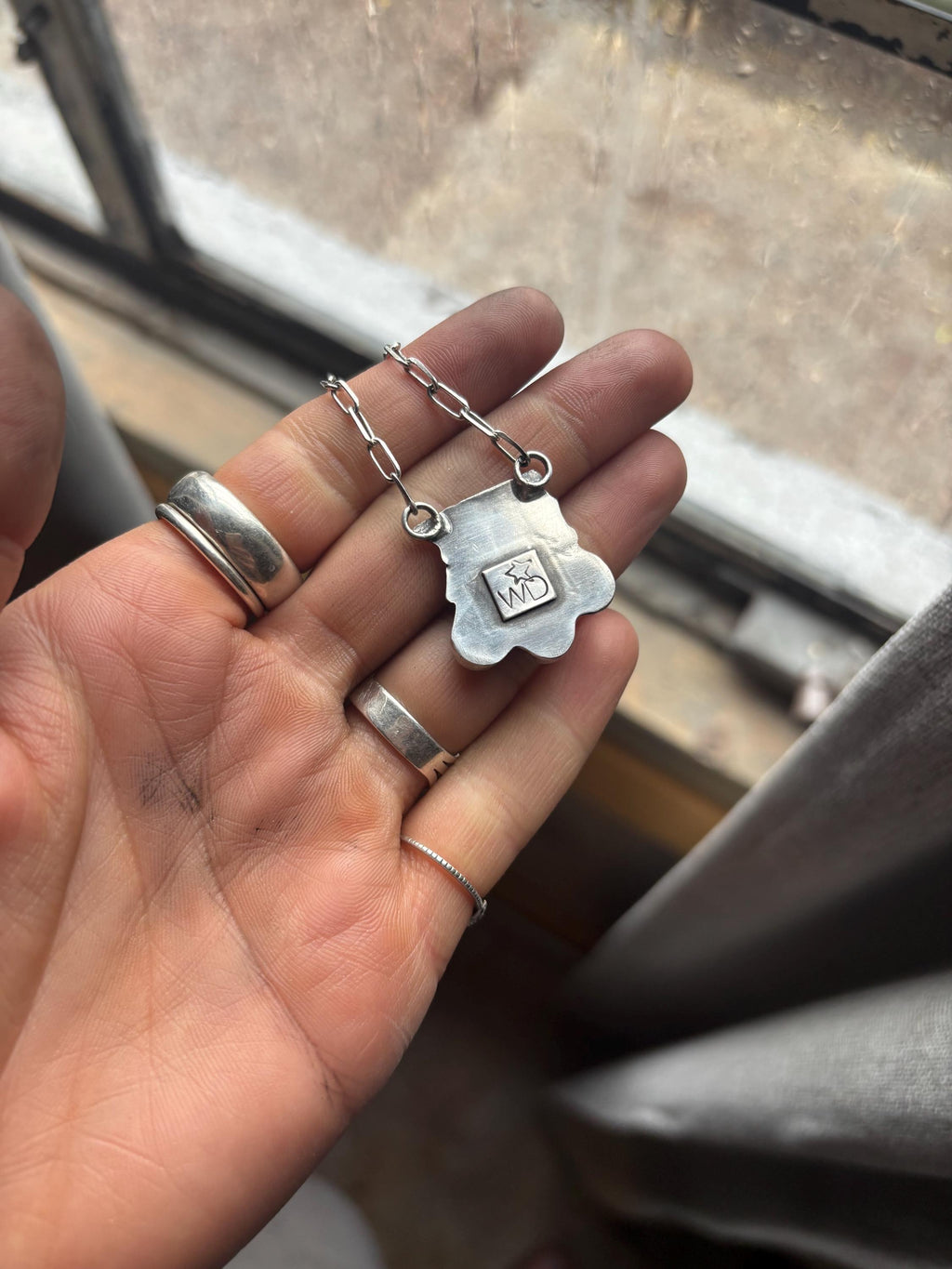 ✙ Custom Turquoise Initial Necklace