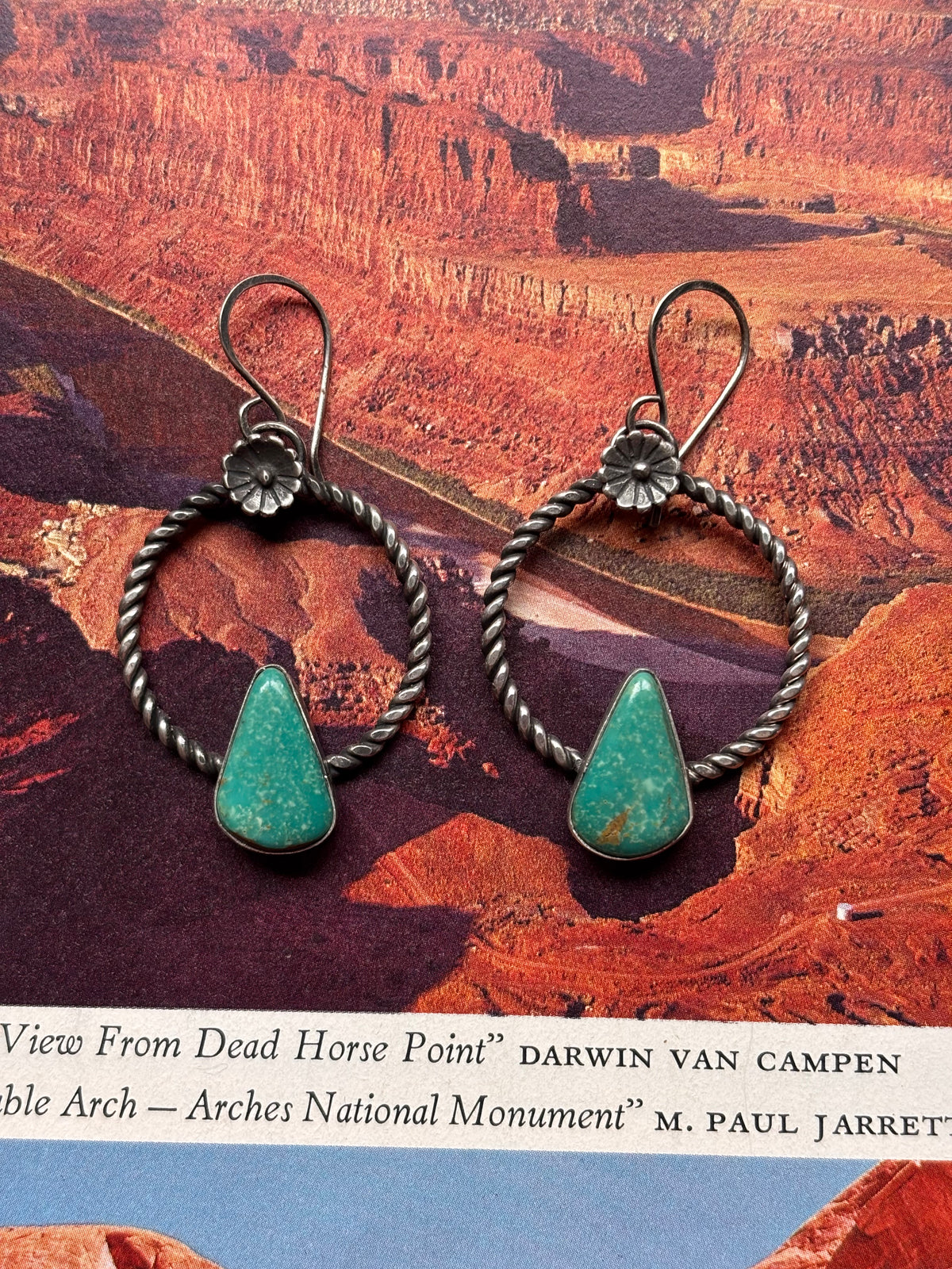 Desert Flower Hoops