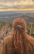 Turquoise Sterling Silver Hair Barrette