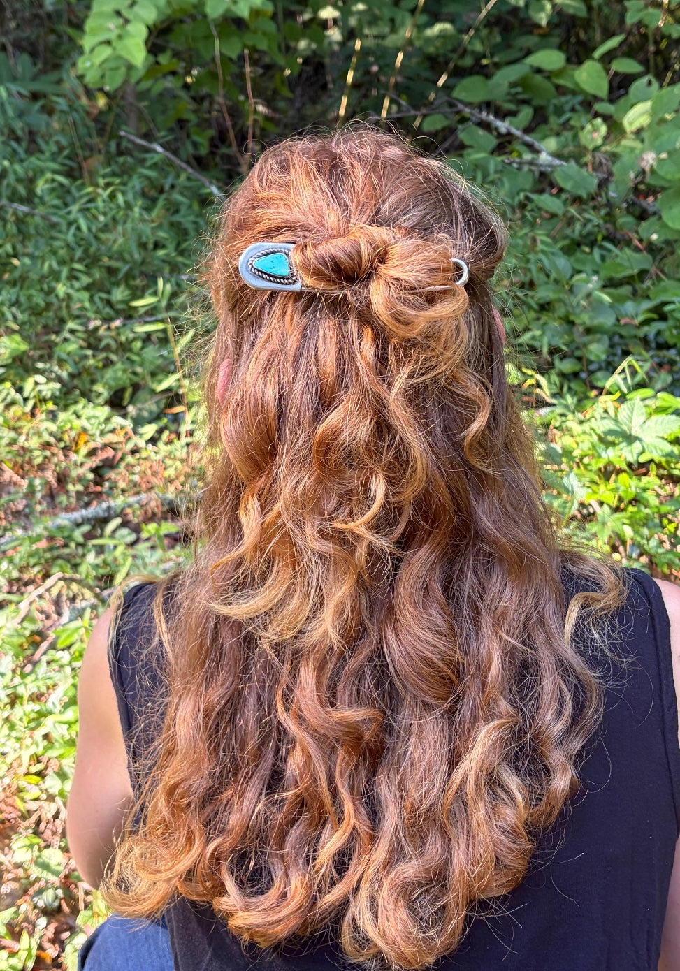 ✙ Jumbo Turquoise Safety Pin