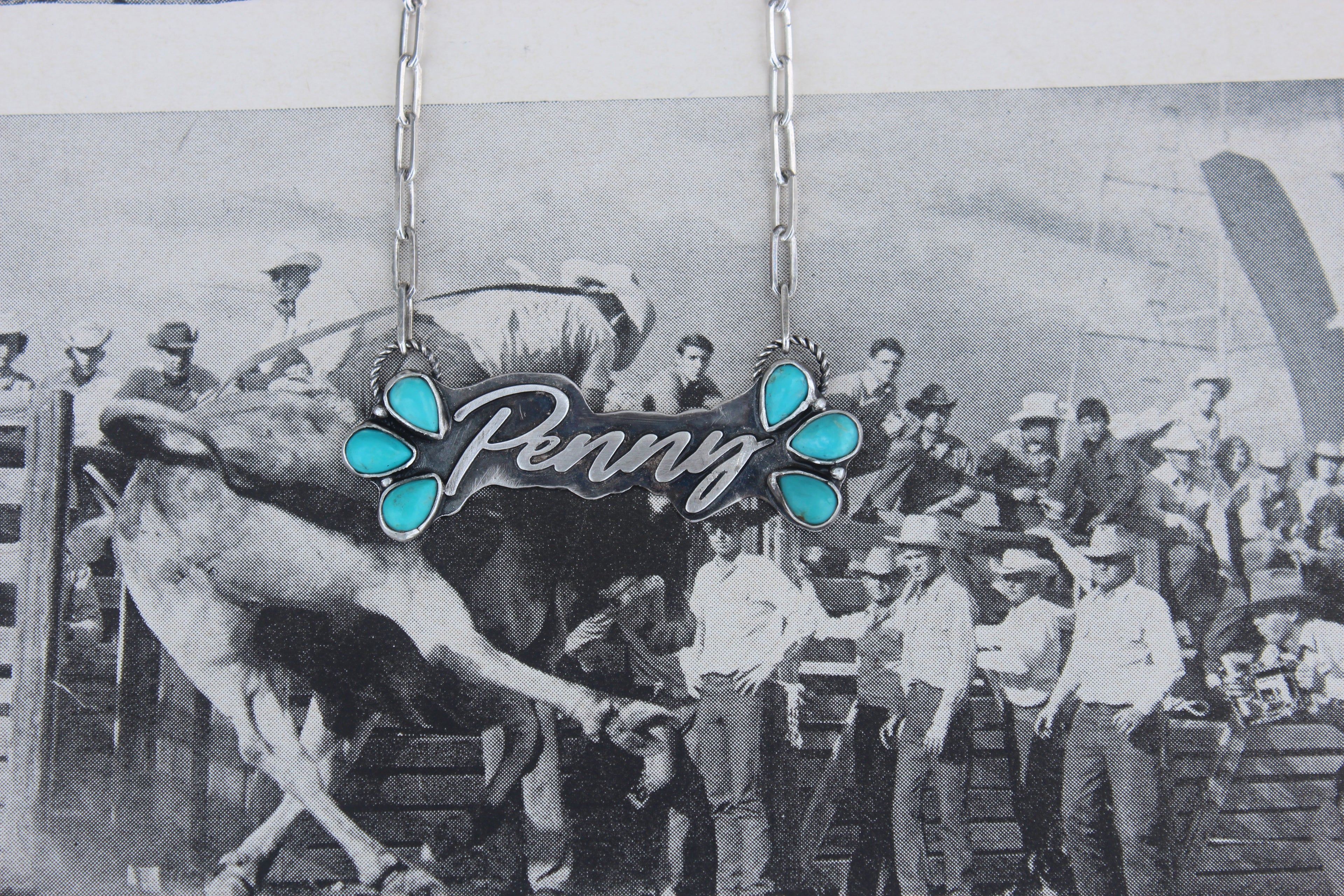 Cowgirl Custom Turquoise Necklace