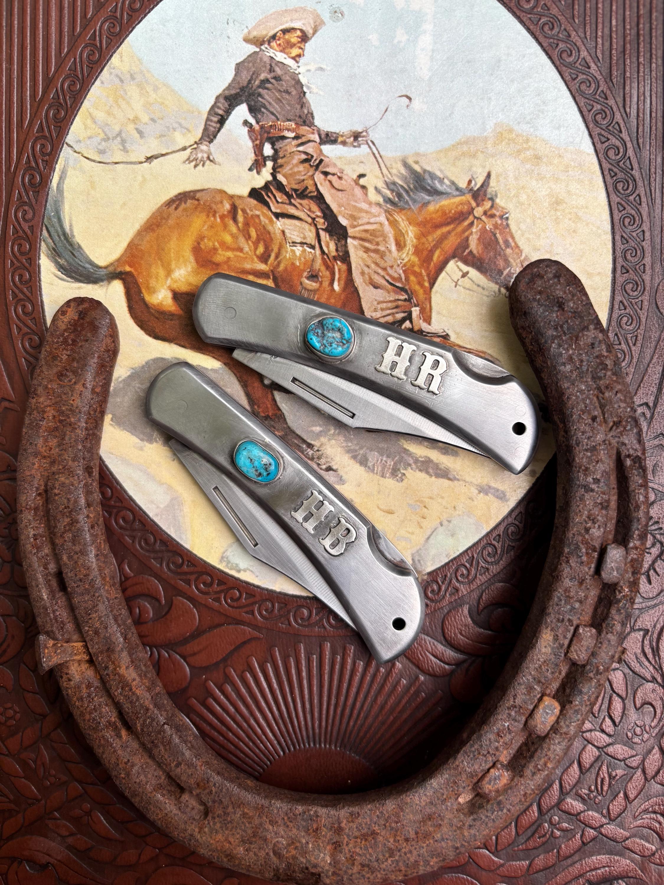 ✙ Custom Turquoise Knife