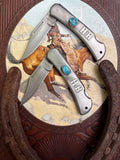 ✙ Custom Turquoise Knife