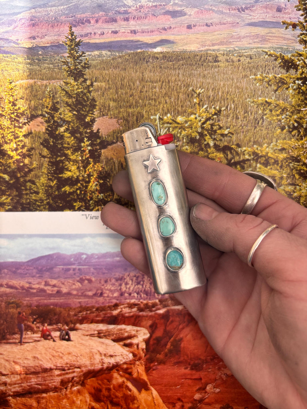 ✙ Turquoise Lighter Case