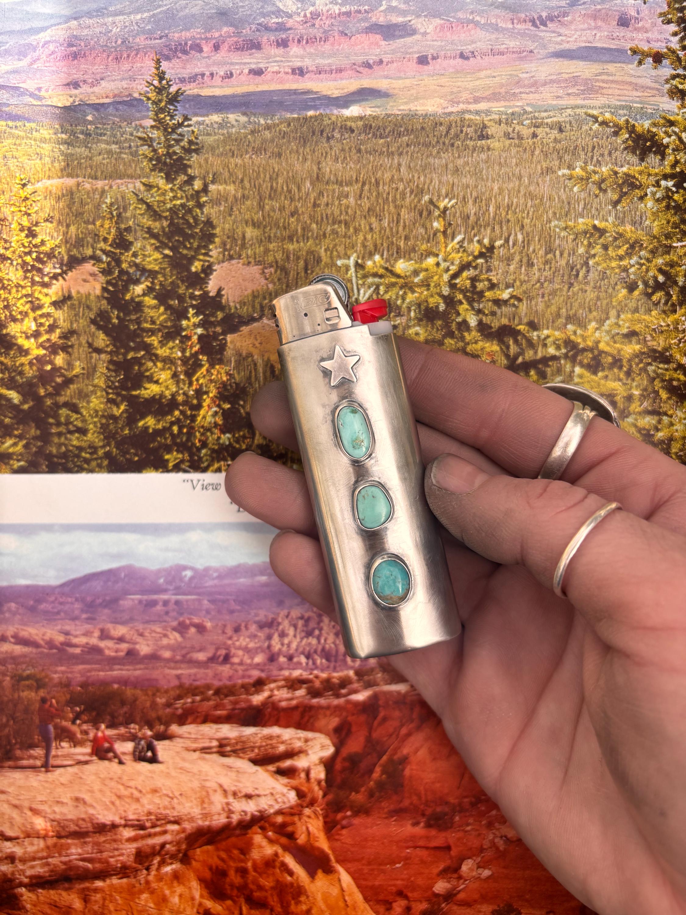 ✙ Turquoise Lighter Case