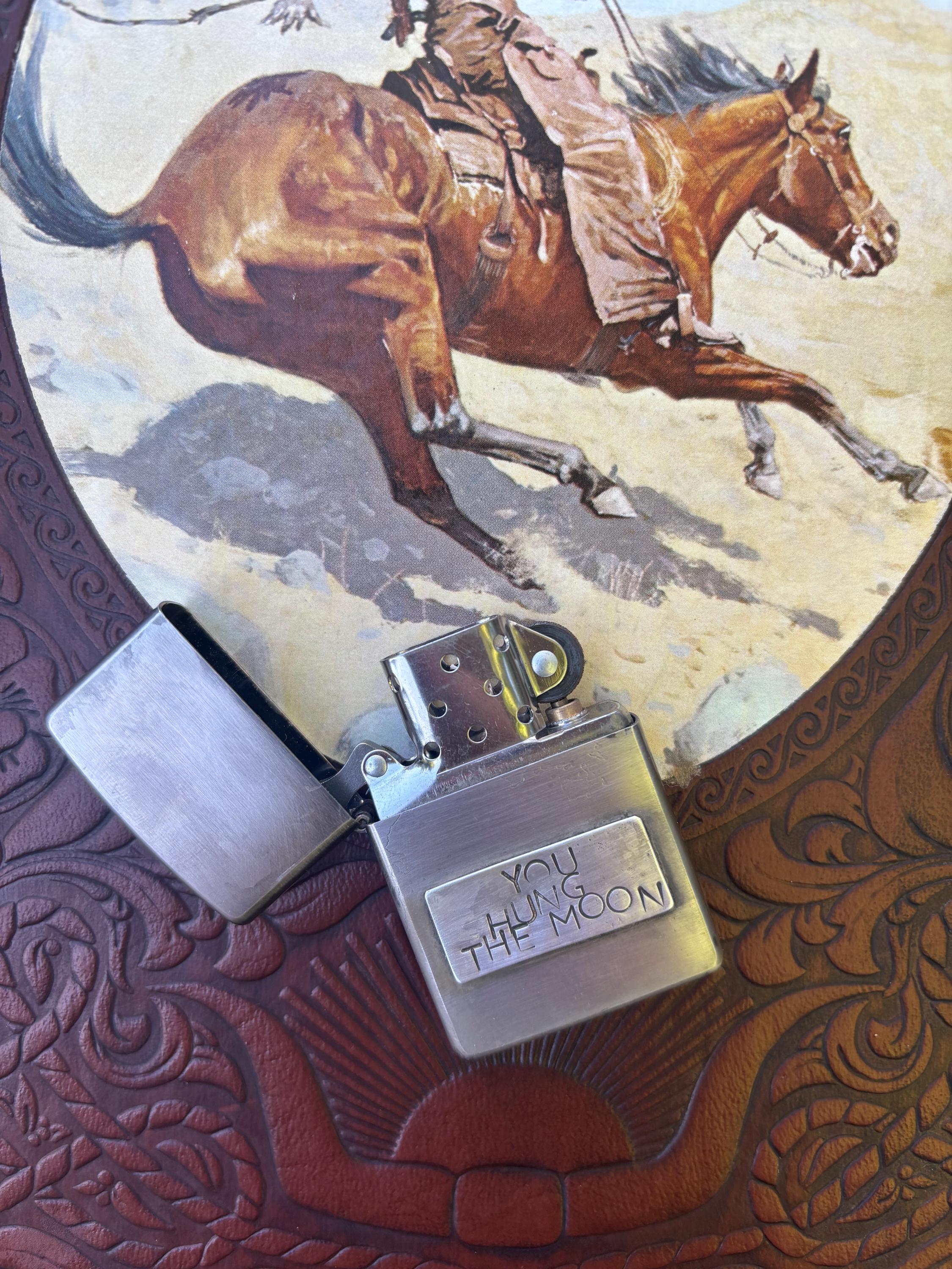 ✙ Stamped Zippo Lighter