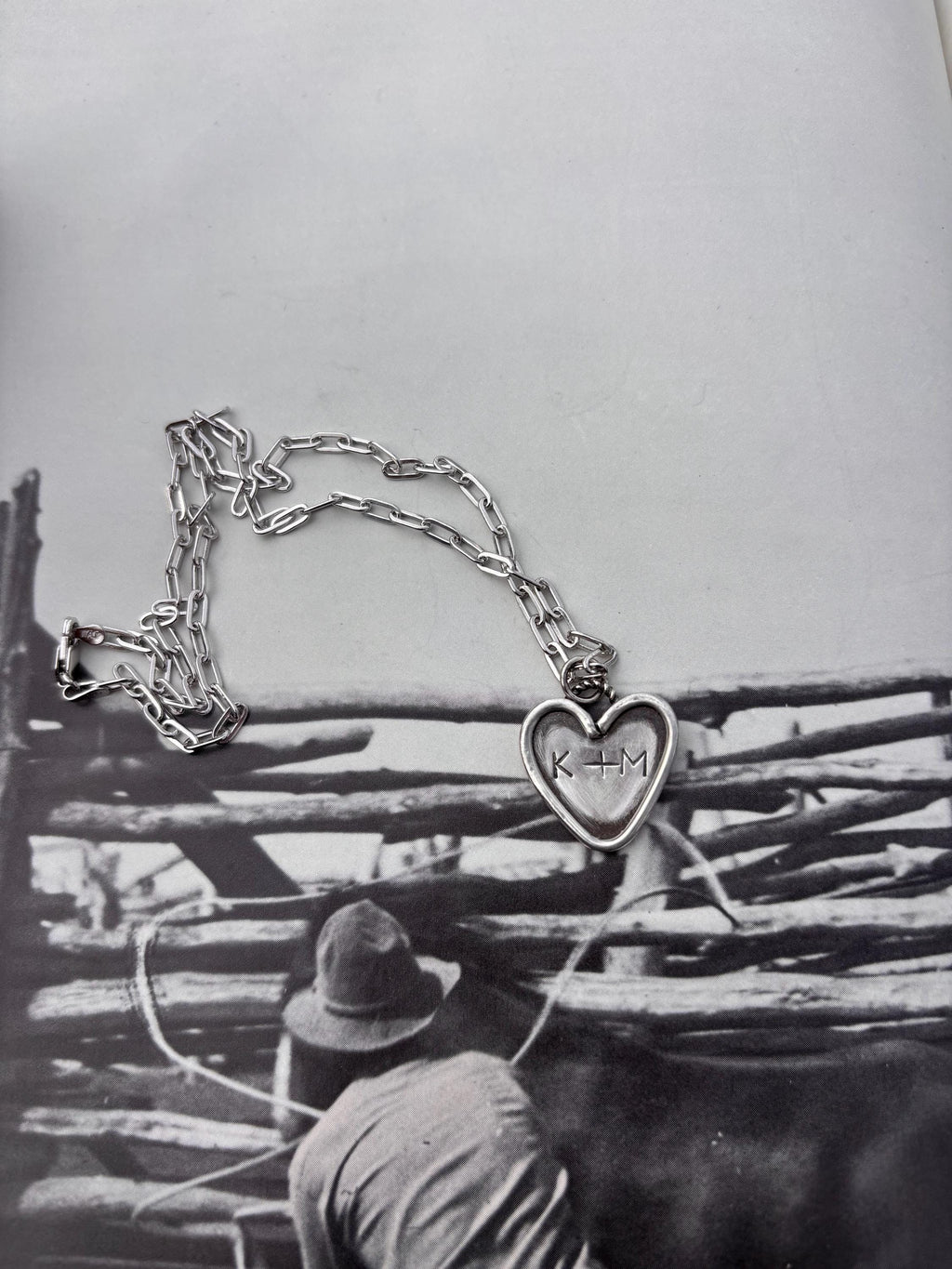 ✙ Custom Sterling Silver Heart Pendant